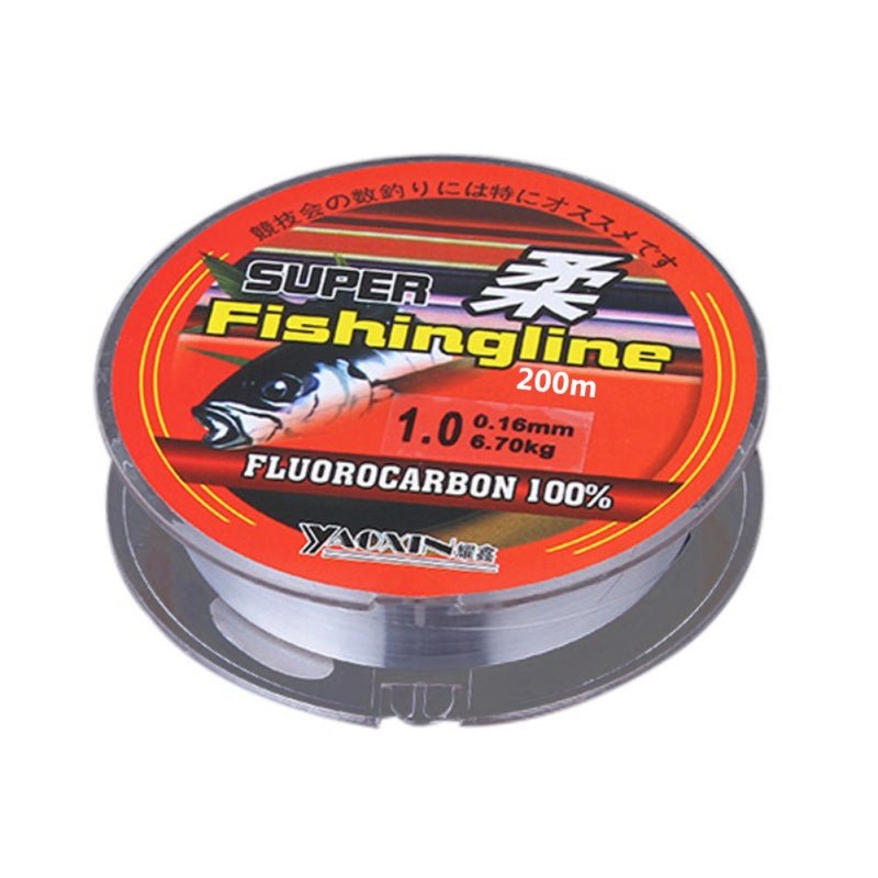 200m Fluorocarbon Angelschnur - fishing-point