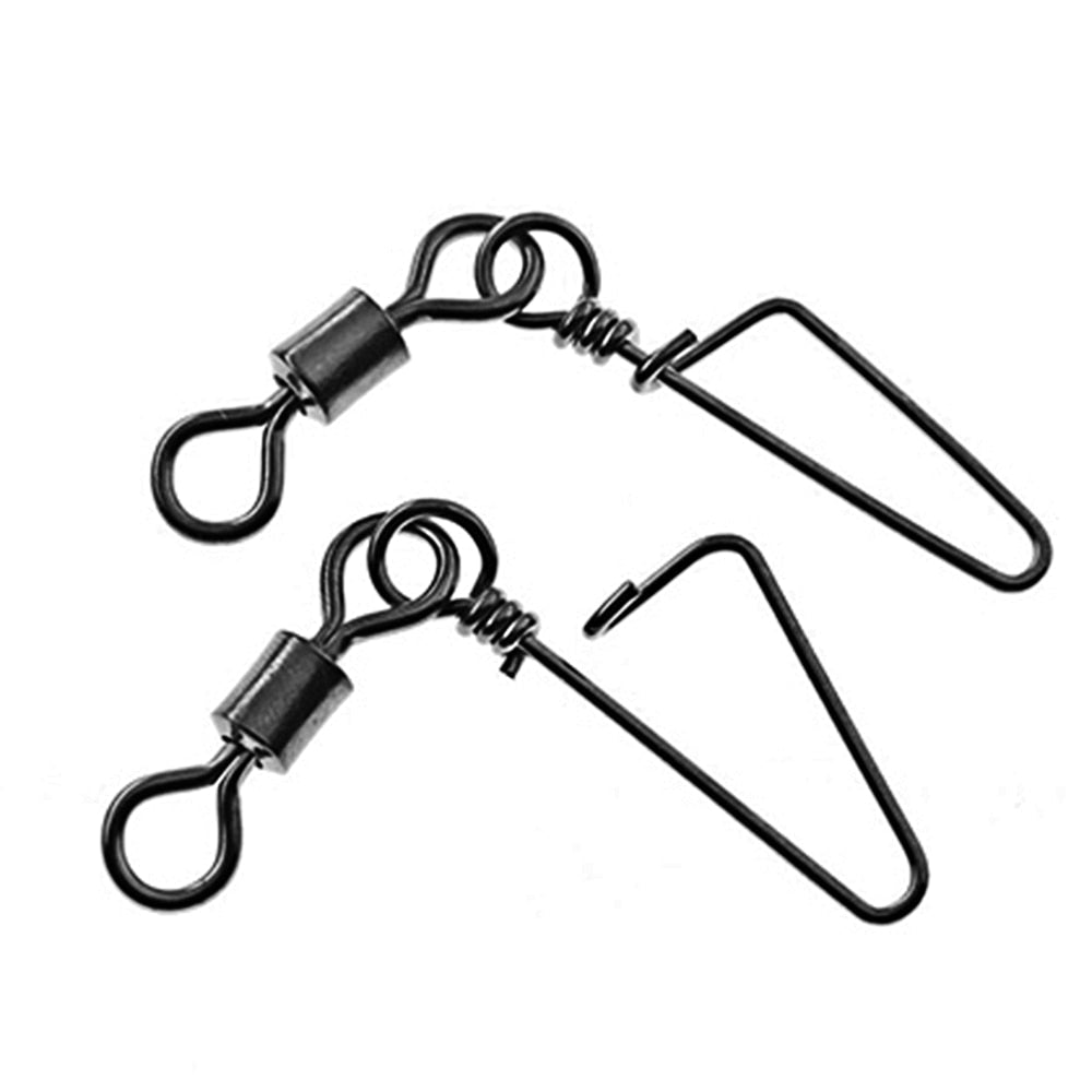 Wirbel mit Karabiner (50 - 100 pro Box) - fishing-point